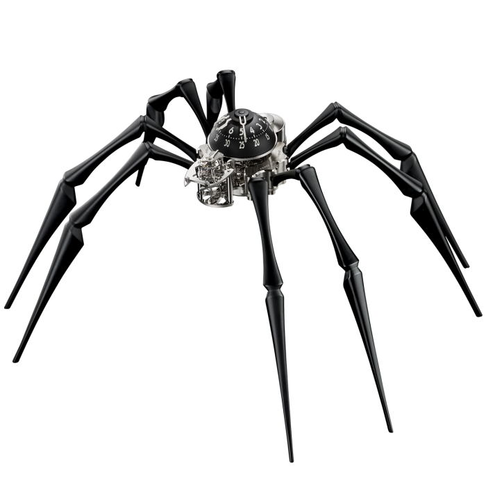 Эксклюзивные настольные часы "Arachnophobia" Black